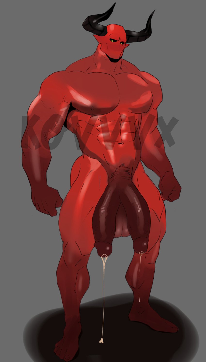 1boy 2_penises abs anime balls big_penis color demon diphallia diphallism evil gay huge_cock kovvvx male male_focus male_only manga monster multi_genitalia multi_penis muscular muscular_male oh_my_goddess! penis pornhub sexy solo solo_focus