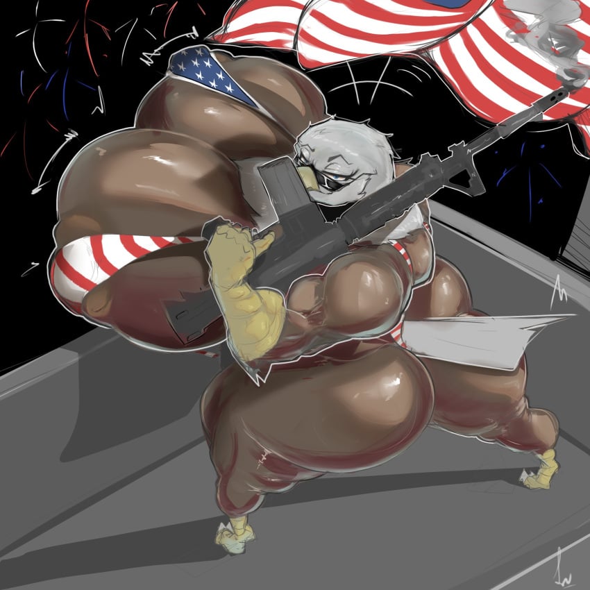 anthro big_breasts breasts_bigger_than_head eagle huge_breasts l0nneva