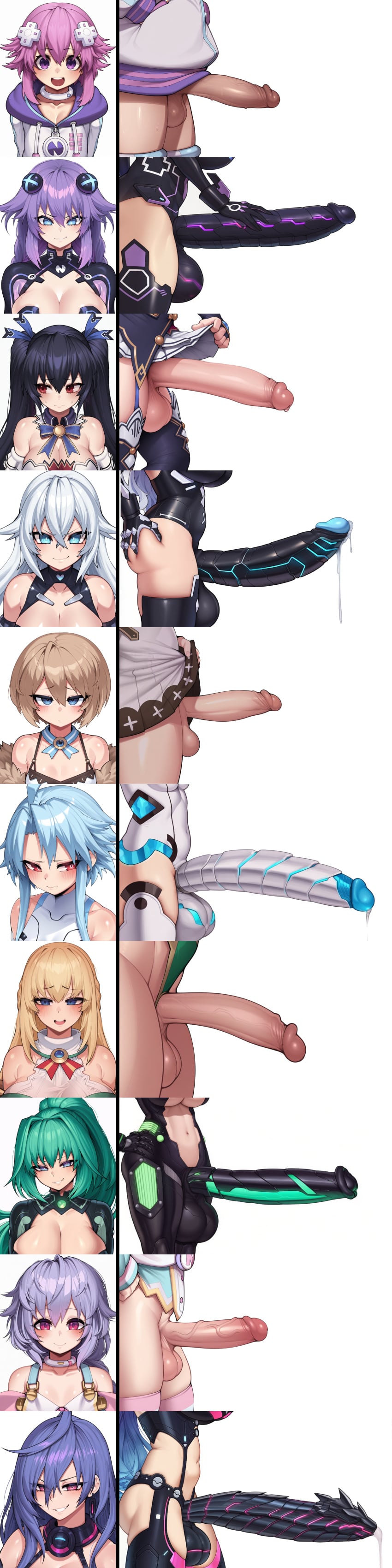 Black Heart (Neptunia (Series)) Rule 34 Image