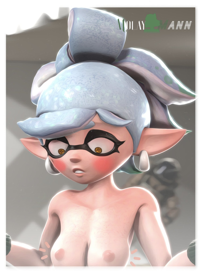 3d blush breasts marie_(splatoon) marie_(wo262) molaymann naked nintendo nude shocked source_filmmaker splatoon