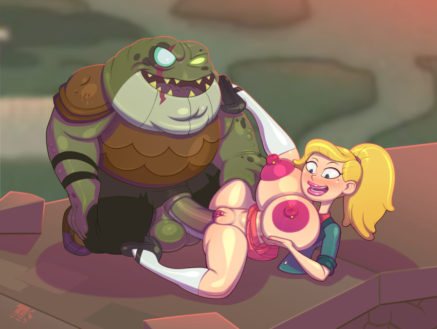 amphibia artist_name artist_signature ballsack belly_bulge big_areolae big_balls big_penis black_footwear black_heels blurred_background breasts breasts_bigger_than_head breasts_out breasts_support captain_grime clitoris collared_shirt disney green_shell hand_on_thigh high_heels high_resolution highres holding_breasts horny huge_breasts human_female humanoid interspecies kneeling kneeling_male looking_at_penis male_penetrating mary_janes mature mature_female mature_woman missionary_position mole_under_eye nipples one_leg_raised one_leg_up open_mouth outdoor_sex outdoors parody pierced_nipples pink_areola pink_lips pink_lipstick pink_nipples pussy pussy_juice sasha_waybright scar_across_eye shiny_skin skirt_around_belly slender slender_waist slim_waist smooth_skin spread_legs stacked_lady straight straight_hair straight_sex thighs tied_hair turk128 twitter_username vaginal_penetration white_socks yellow_hair