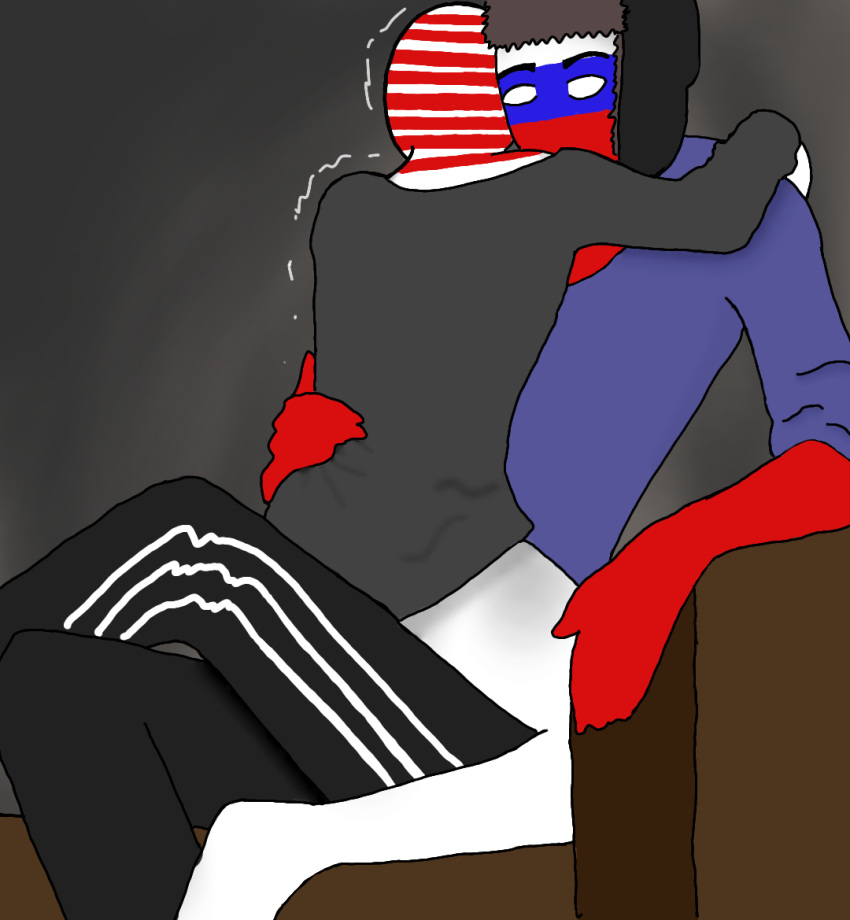 countryhumans gay male male_only malem russia_(countryhumans) united_states_of_america_(countryhumans)