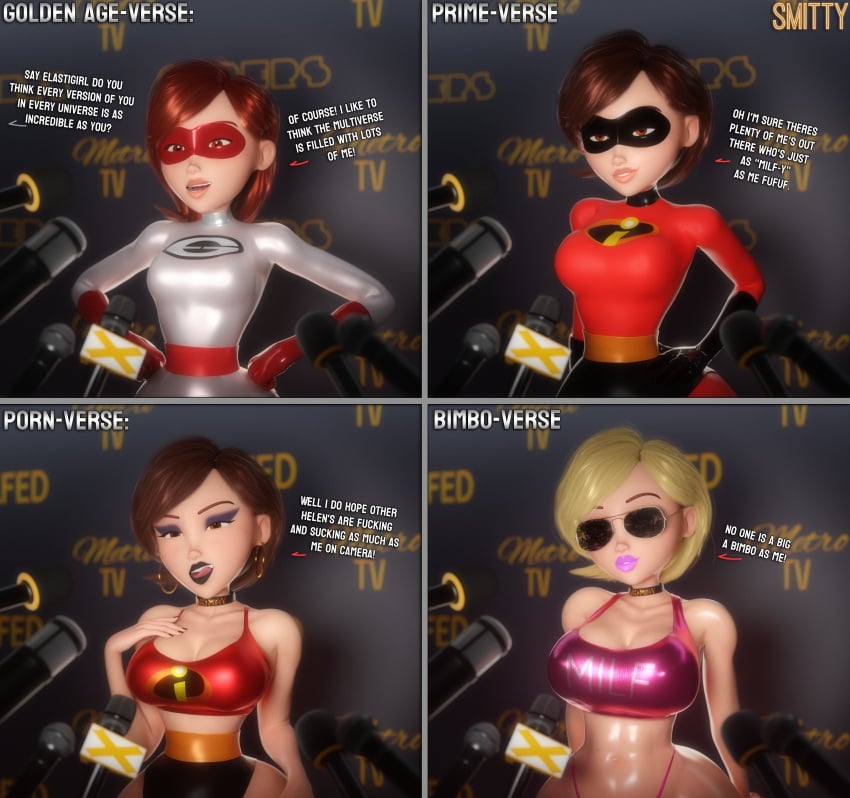 1girls big_breasts bikini bimbo bimbofication blonde_hair bra breasts choker cleavage collar curvy curvy_female curvy_figure elastigirl female helen_parr high_heels hourglass_figure huge_hips latex milf mommy mommy_kink porn_star_elastigirl_(smitty34) slut_collar small_waist smitty34 solo solo_focus sunglasses text_on_collar the_incredibles thick thick_legs thick_thighs thong thong_bikini tinted_eyewear voluptuous voluptuous_female wide_hips