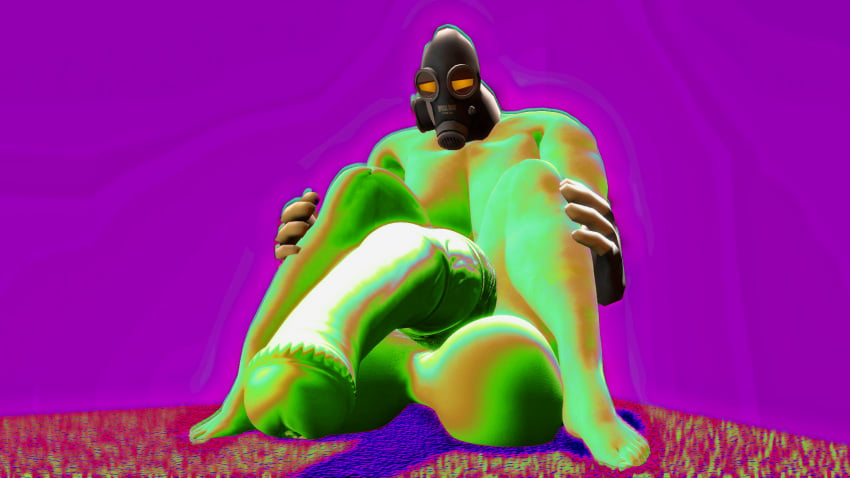 3d beezechurger big_balls fempyro futa_only futanari garry's_mod green_skin horsecock horsecock_futanari naked naked_female purple_background pyro_(team_fortress_2) radiation tagme team_fortress_2 tf2 yellow_eyes