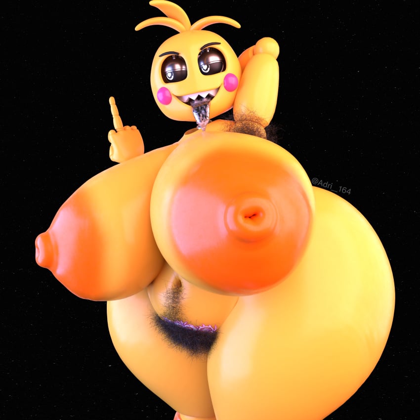 1girls 3d absurd_res adri164 animatronic areola armpit_hair avian big_breasts bird bodily_fluids body_hair breasts chicken curvy curvy_female curvy_figure digital_media_(artwork) dripping female female_only five_nights_at_freddy&#039;s five_nights_at_freddy&#039;s_2 galliform gallus_(genus) gilf_toy_chica hairy hairy_pussy happy_trail hi_res huge_breasts huge_thighs hyper hyper_breasts hyper_thighs looking_aside machine orange_areola phasianid pubes robot saliva saliva_drip saliva_on_tongue scottgames sharp_teeth smile solo teeth thick_thighs toy_chica_(fnaf) wide_hips yellow_body