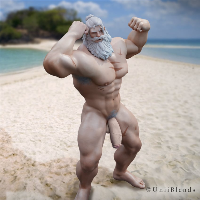 3d male_only overwatch overwatch_2 reinhardt reinhardt_(overwatch) reinhardt_wilhelm