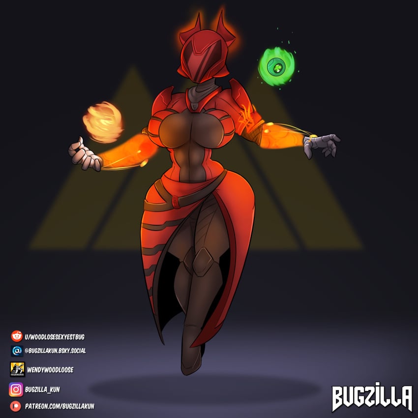 1male bugzilla busty_boy butter_ocelot commission commissioner_upload destiny_(game) femboy male tyr_(butter_ocelot) warlock_(destiny)