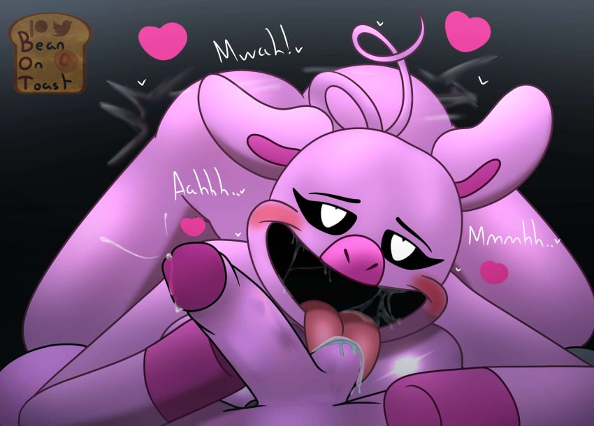 2024 2d 2d_(artwork) 2d_artwork anthro ass_up beanontoast beanontoast_(edits) critters_(poppy_playtime) domestic_pig edit edited edited_image female furry_only heart_eyes licking_balls licking_penis looking_at_viewer mob_entertainment no_humans open_mouth penis_on_face picky_piggy_(poppy_playtime) pickypiggy pig pink_body pink_fur pink_skin poppy_playtime poppy_playtime_(chapter_3) precum selfcest smile smiling_critters sus_(pig) tagme