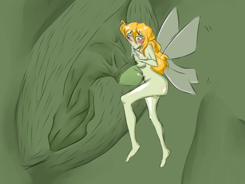 1boy 1girls blonde_hair blowjob blush bodyjob clitoral_hood clitoral_stimulation clitoris clitoris_stimulation clitoris_sucking cock_worship cuntboy cuntboy/female cuntboy_on_female cuntboydom fairy fairy_wings female female_focus green_clitoris green_pussy green_skin hairy_pussy huge_clitoris humanoid humanoid_on_humanoid intersex larger_cuntboy licking_penis little_penis looking_pleasured micro_on_clitoris micro_on_macro micro_on_vagina minigirl mythology nude_female orc pleasure_face pubic_hair size_difference smaller_female tiny_penis wings