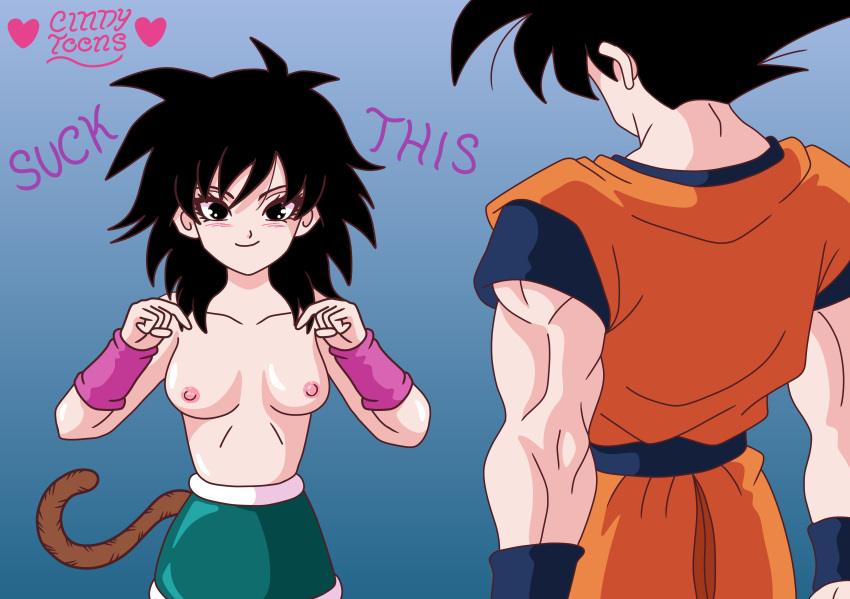 blood_related breasts cindy_toons dragon_ball dragon_ball_super dragon_ball_super_broly dragon_ball_z gine gine_(dragon_ball_super) goku incest paizuri son_goku son_goku_(dragon_ball_super) tail titjob