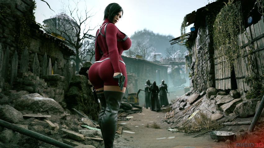 1girls 3d 3futas 8k ada_wong ada_wong_(adriana) big_ass big_breasts big_butt blender clothed cultist cultists female futa_cultist futa_on_female futanari girl image imminent_sex resident_evil resident_evil_4 resident_evil_4_remake rigid3d