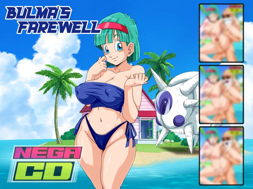 bulma_briefs bulma_briefs_(frieza_saga) dragon_ball dragon_ball_super dragon_ball_z edit master_roshi megacd muten_roushi sano-br