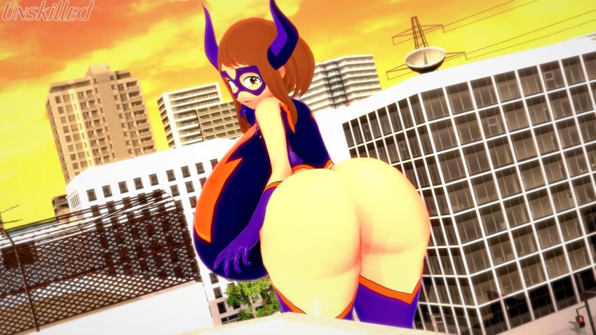 1girls 3d 3d_(artwork) ass ass big_ass big_breasts big_butt boku_no_hero_academia breasts female female female_only giantess huge_ass huge_breasts huge_butt large_ass large_breasts large_butt massive_breasts mount_lady_(cosplay) my_hero_academia ochako_uraraka tagme unski113d uraraka_ochako