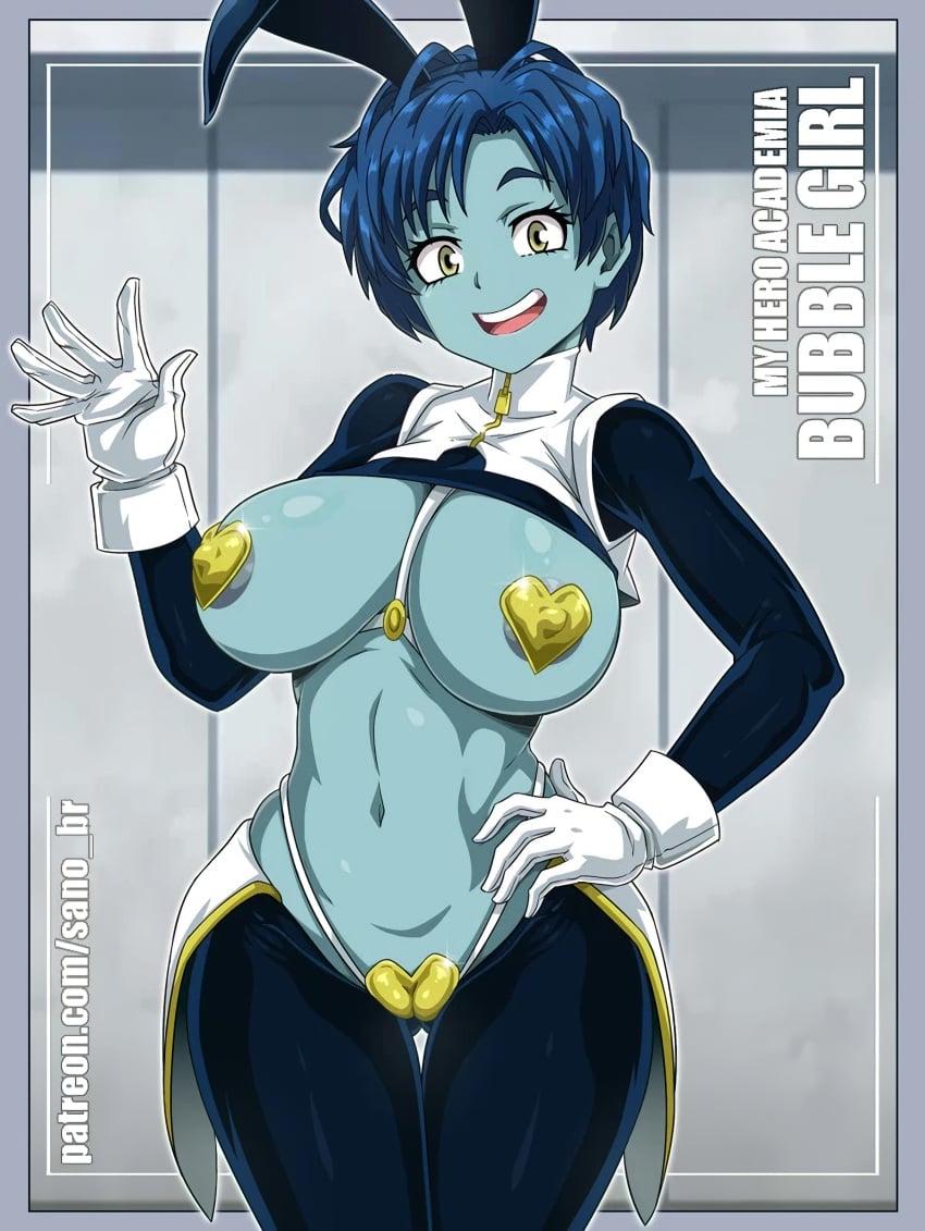 1girls adapted_costume alternate_version_available animal_ears areola areola_slip areolae areolae_slip ass_visible_through_thighs awata_kaoruko bangs belly belly_button big_breasts big_eyes black_legwear blue_breasts blue_hair blue_skin boku_no_hero_academia breasts bubble_girl bunny_ears bunny_girl busty cameltoe character_name cleavage cleft_of_venus covered_areola covered_crotch covered_nipples cowboy_shot crop crop_top cropped_vest crotchless_pantyhose curvaceous curvy curvy_figure easter english_text erect_nipples eye_contact eyelashes fake_animal_ears female female_focus female_only g-string gloves groin hand_on_hip happy heart_maebari heart_pasties hero_outfit_(mha) hi_res high_resolution highleg highleg_bikini highleg_panties highres hourglass_figure inverted_costume kaoruko_awata labia large_breasts light_green_eyes linea_alba looking_at_viewer maebari meme_attire midriff mostly_nude my_hero_academia navel nipple_bulge nipple_pasties nipples nipples_bulge nipples_visible_through_clothing open_mouth open_smile pantsu pantyhose pasties patreon_username posing pussy_pasty reverse_bunnysuit reverse_outfit sano-br short_hair shounen_jump shrug_(clothing) sideboob skindentation skirt slim_waist small_nose smile solo standing tailcoat thick_thighs thigh_gap thighhighs thighs thin_waist tight_fit tongue underboob underwear upper_teeth voluptuous waving white_gloves wide_eyed wide_hips yellow_eyes yellow_heart_pasties yellow_pasties