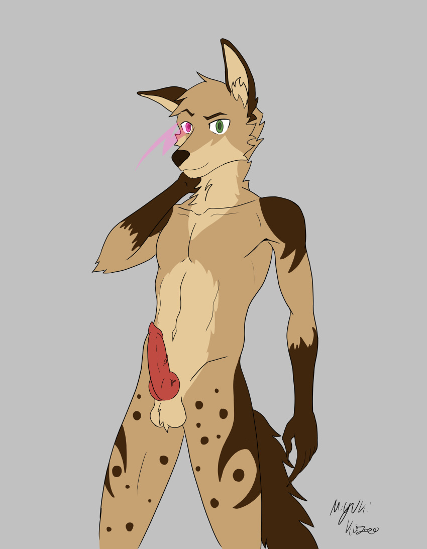 animal_genitalia animal_penis furry gay jackal male male_only penis solo_male