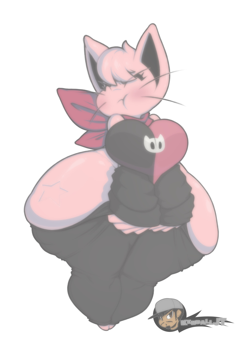 anthro big_ass big_breasts felid feline female female_only huge_ass huge_thighs kendalljt solo squeezing struggling struggling_to_fit tagme tagme_(character) tight_clothing tight_fit transparent_background wide_hips