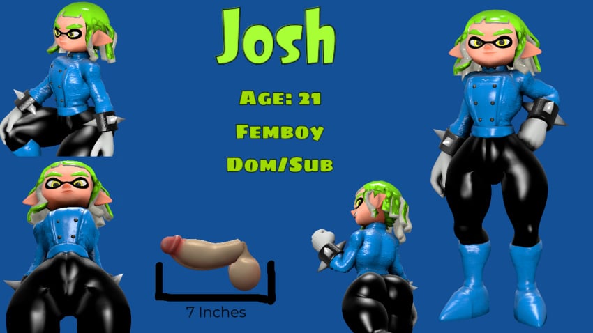 3d ass big_ass daybreaksfm femboy inkling inkling_boy oc splatoon