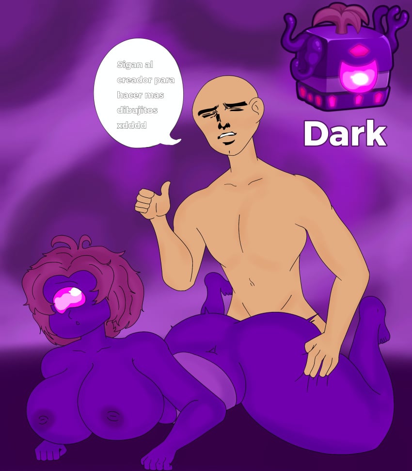 1boy 1girls ass behind big_ass big_breasts big_penis blox_fruits breasts elpixol feet ibispaintx meme one_eye purple_body roblox roblox_game self_upload sex spanish_text tagme text thick_thighs translation_request vaginal_penetration