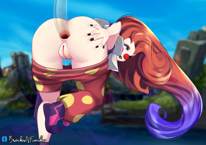 anal balloon brocksnfumiko claws large_ass league_of_legends riot_games solo_female zoe_(league_of_legends)