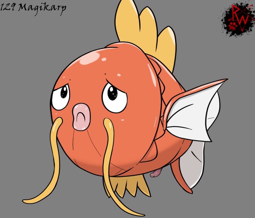 2020 animal_genitalia digital_media_(artwork) erection feral fin fish generation_1_pokemon genitals hi_res huge_balls huge_cock huge_penis huge_testicles hyper_balls hyper_penis hyper_testicles lips magikarp male male_only marine massive_balls massive_penis massive_testicles nintendo penis pokémon_(species) pokemon rapistwerewolf sad simple_background solo thick_lips video_games wtf