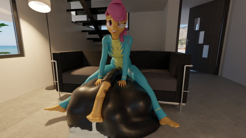 16:9 3d ahe_gao alternate_version_at_source anthro balls big_balls big_penis bodily_fluids clothing cock_vore cum cum_on_clothing ejaculation feet frickitclaw friendship_is_magic futanari genital_fluids genitals hasbro hi_res huge_balls huge_cock intersex large_penis long_penis looking_pleasured my_little_pony partial_nudity penile penis rainbow_dash_(mlp) scootaloo_(mlp) sitting vore widescreen