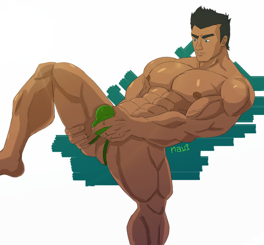 1boy bara gay jockstrap little_mac male_only ne0_navi punch_out