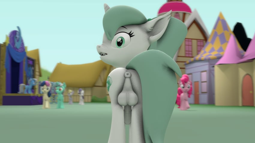 16:9 3d anus balls bat_pony bonbon_(mlp) caught cutie_mark depth_of_field derpy_hooves diamond_(diamondpone) diamondpone equid equine fan_character fangs feral friendship_is_magic genitals gynomorph hair hasbro hi_res horn horse inner_ear_fluff intersex looking_back lyra_heartstrings_(mlp) mammal mane my_little_pony nude open_mouth penis pinkie_pie_(mlp) pony ponyville presenting public raised_tail rarity_(mlp) rear_view shocked shocked_expression solo source_filmmaker stage trixie_(mlp) tuft widescreen