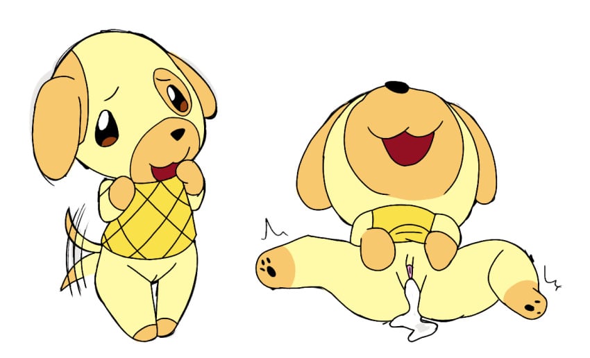 animal_crossing goldie_(animal_crossing) nintendo tagme