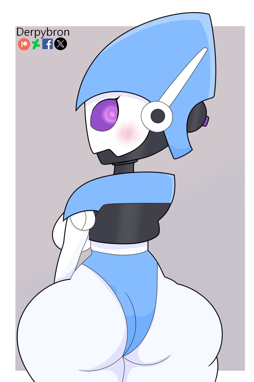 booty cartoon culona digital_art digital_drawing digital_drawing_(artwork) digital_media_(artwork) fanart fanartdigital female female_only girl girl_on_top robot robot_girl sexy sexy_body sexy_clothing sexy_female sexy_pose zone-tron