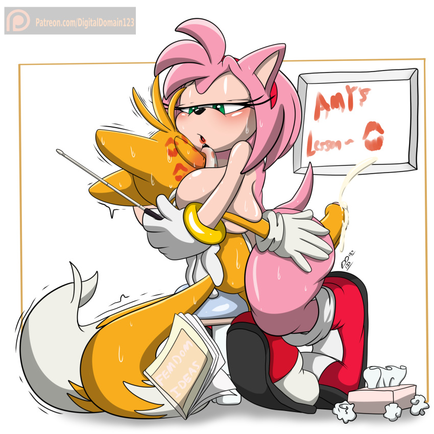 1:1 age_difference amy_rose anthro ass assjob bodily_fluids boots breast_smother butt_grab buttjob canid canine clothing conditional_dnp cowgirl_position cum digitaldomain123 domination duo ejaculation eulipotyphlan exposed_torso female female_domination fondling footwear foreskin fox furry genital_fluids genitals gentle_femdom gloves hand_on_butt hands-free handwear hedgehog hi_res hot_dogging kiss_mark larger_female male mammal miles_tails_prower mostly_nude older_female partially_retracted_foreskin penis sega sex size_difference smaller_male smothering sonic_(series) sonic_the_hedgehog_(series) soulteam straight tails tails_the_fox thick_thighs thigh_sex wristwear younger_male