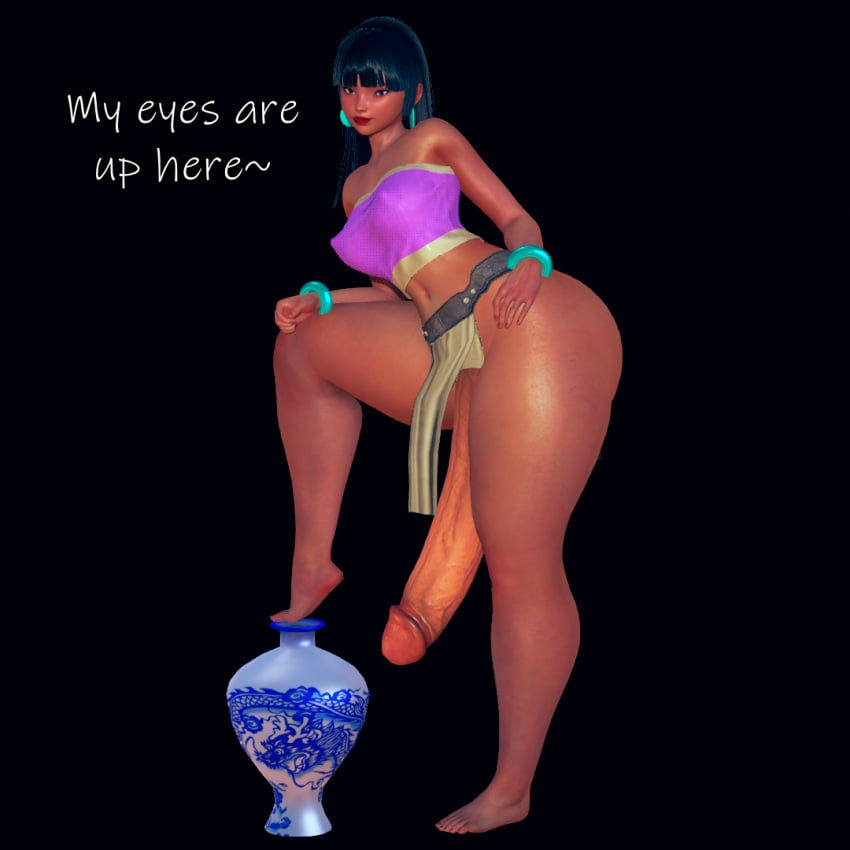 1futa 3d ass bottomless_skirt breasts chel curvaceous curvy dark-skinned_futanari dark_skin english_text erect_nipples erection erection_under_clothes erection_under_loincloth erection_under_skirt futa_only futanari hornyandlonely huge_ass huge_cock hyper hyper_penis ineffective_clothing ineffective_loincloth large_ass large_nipples loincloth looking_at_viewer nipple_bulge nipples penis penis_out penis_under_clothes penis_under_loincloth penis_under_skirt skirt skirt_lift solo solo_futa the_road_to_el_dorado thick_thighs uncensored vase what wide_hips