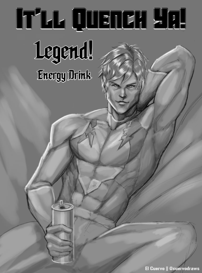 1boy el_cuervo legend_(worm) male male_only muscular muscular_male parahumans pinup skin_tight wildbow worm