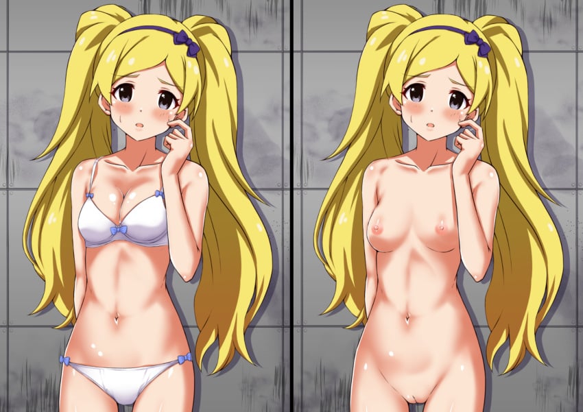 bra cleavage kuroi_k-ta nipples pantsu pussy the_idolm@ster the_idolm@ster_million_live! uncensored