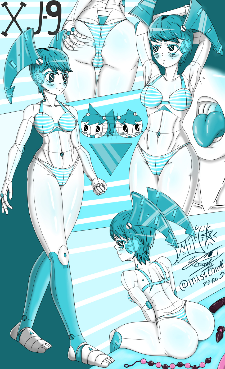 1girls anal ass breasts female girly jenny_wakeman mastcom my_life_as_a_teenage_robot nipples pussy robot robot_girl skirt smooth_skin vagina xj-9 xj9