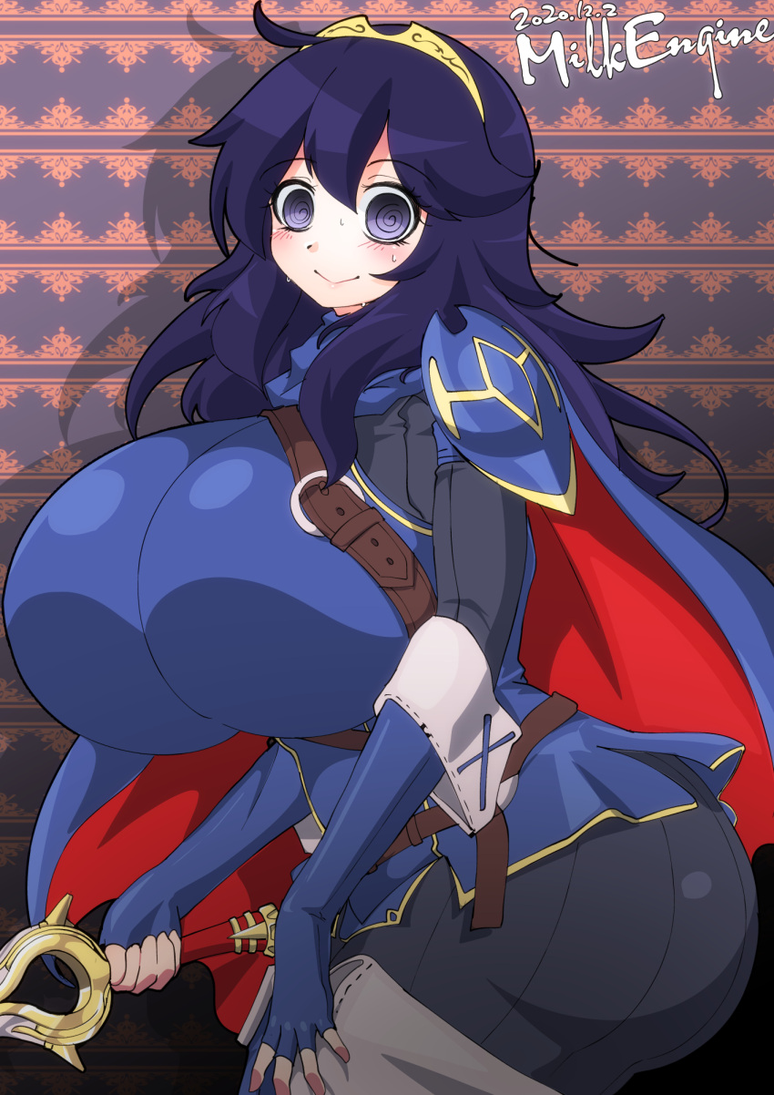 1girls 2020 2020s @_@ alternate_breast_size alternate_costume ass big_ass big_breasts bimbo black_hair blank_eyes blush breasts breasts_bigger_than_head bubble_butt cosplay crossover crossover_cosplay curvy dated falchion_(fire_emblem) female female_only fingerless_gloves fire_emblem fire_emblem_awakening gigantic_ass gigantic_breasts gloves hex_maniac highres huge_ass huge_breasts human_only hyper hyper_ass hyper_breasts impossible_clothes impossible_clothing impossible_shirt kyosuke_fujiwara large_ass large_breasts long_hair looking_at_viewer lucina_(fire_emblem) lucina_(fire_emblem)_(cosplay) messy_hair milf milk_engine nintendo pokemon pokemon_xy purple_eyes purple_hair smile solo thick thick_thighs tiara tight voluptuous