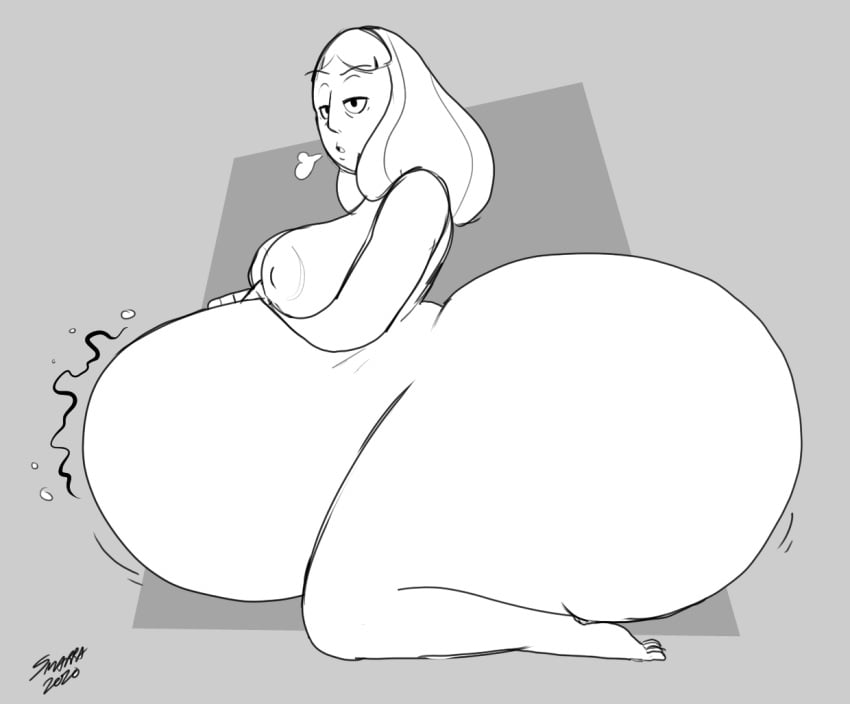 1girls 2020 areolae ass belly belly_bulge belly_expansion big_ass big_belly breasts expansion fat_ass female female_only greyscale hyper indian indian_female inflation large_areolae large_ass large_breasts massive_ass mature_female milf monochrome nipples nude priyanka_maheswaran sigh smappa solo steven_universe stomach_noises thick_thighs