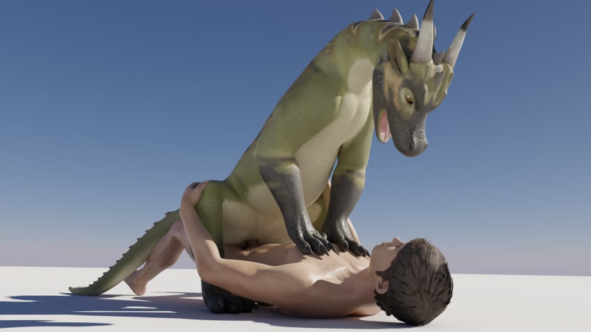 16:9 3d_(artwork) claws dragon duo female female_on_human female_penetrated feral feral_penetrated finger_claws hair hi_res human human_on_feral human_penetrating human_penetrating_feral interspecies looking_at_another male male_on_feral male_penetrating male_penetrating_female mammal penetration quadruped racf92 reptile scalie sex short_hair simple_background sky straight toe_claws vaginal_penetration widescreen wingless_dragon zoophilia