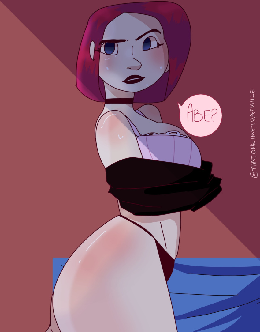 clone_high clothed joan_of_arc_(clone_high) solo undressing