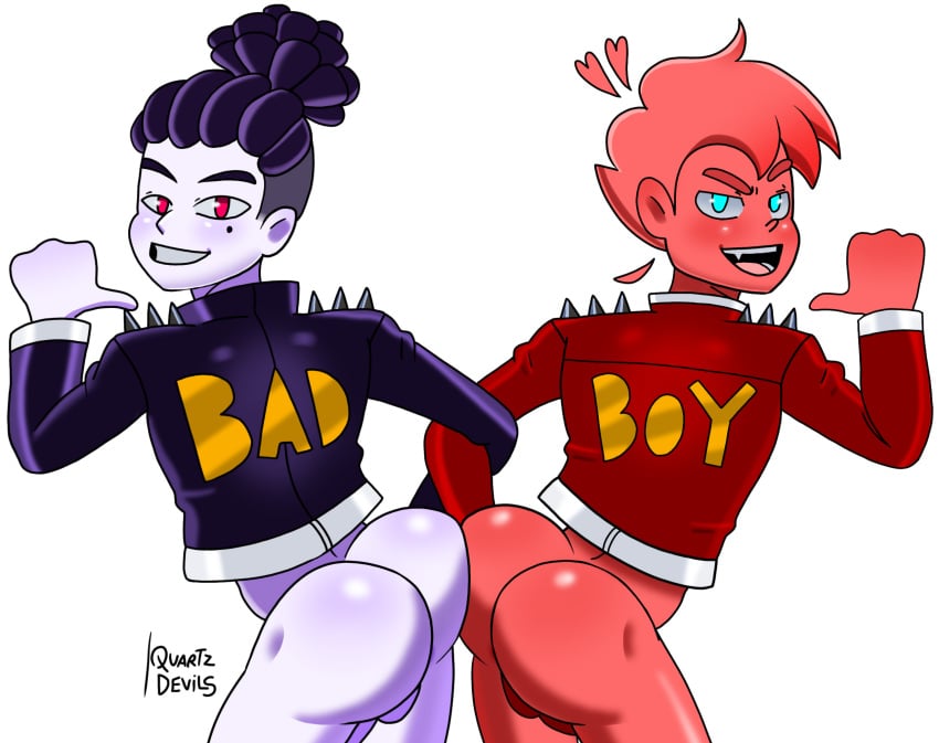 2boys ass asshole bad_boy big_ass big_butt gay jay_(mundo_torajo) morajo mundo_torajo quartz_devils red_skin twink white_skin