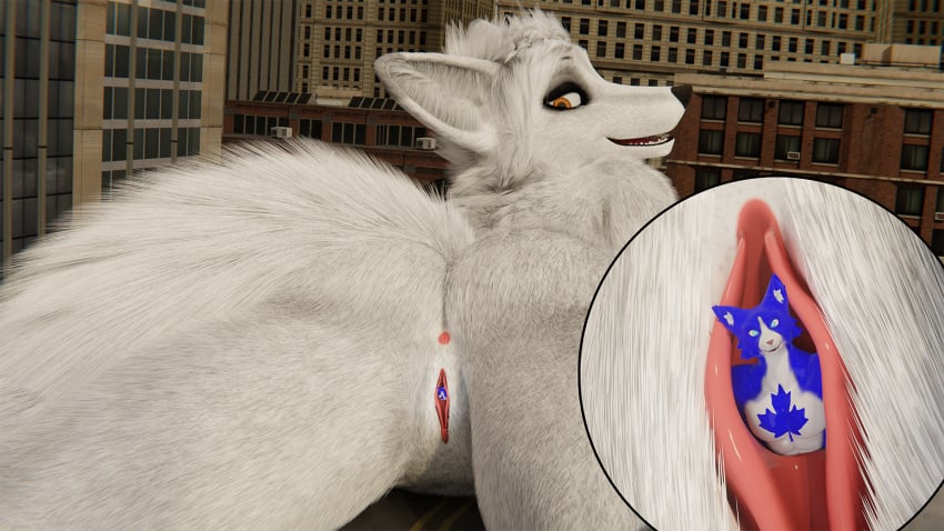 anthro anthro_on_anthro anus blender_cycles canid canine cat_(petruz) city close_up_panel crumbledskull domestic_cat duo felid feline felis female fox fur genitals hi_res humanoid_genitalia humanoid_pussy lying macro male male/female mammal micah_(nuclear) on_front penetration pussy size_difference tail unbirthing vaginal_penetration vaginal_penetration vore