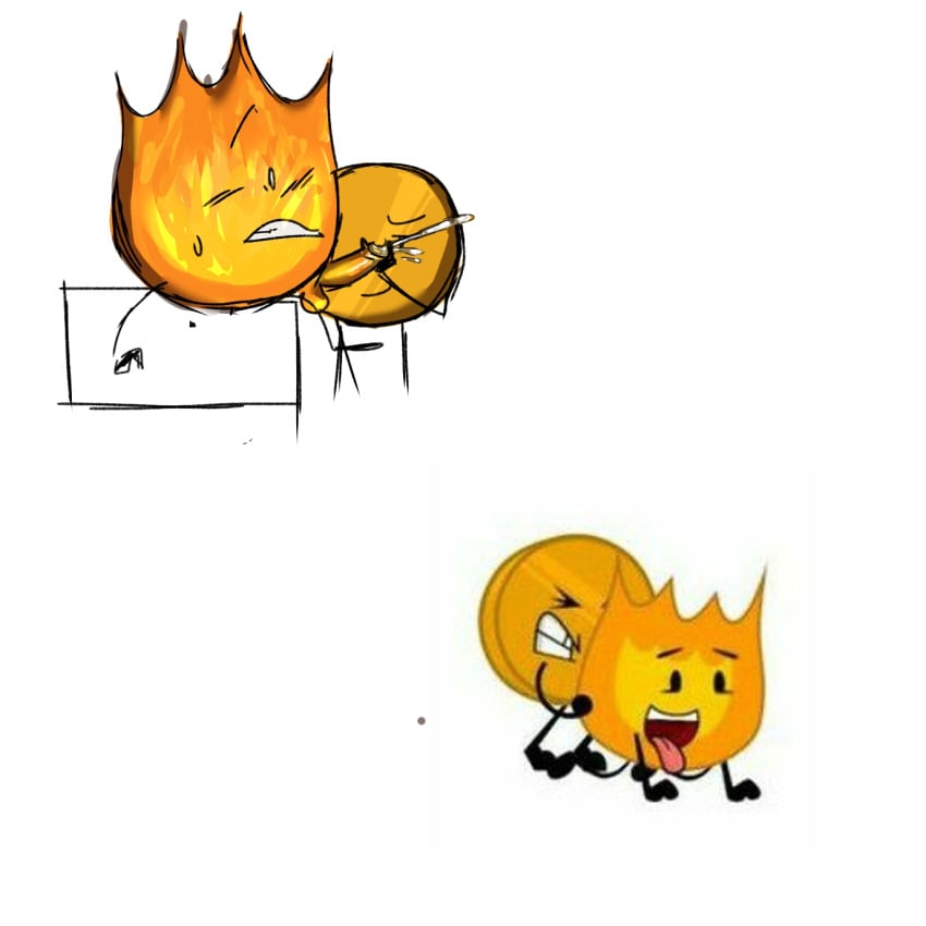 2boys battle_for_bfb battle_for_bfdi battle_for_dream_island battle_for_dream_island_again bfb bfdi bfdia blush_lines coiny cum diantha_tha_dog duo ejaculating ejaculation enemies_to_lovers erection finger_on_penis firey_(bfdi) gay handjob jacknjellify living_object male male/male male_focus male_only object_show object_show_community object_shows osc the_power_of_two tpot