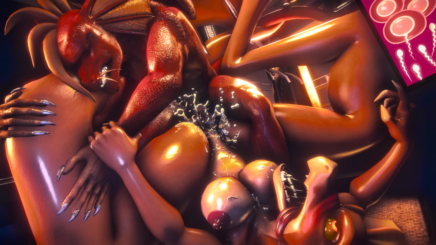 16:9 3d_(artwork) alien anthro anthro_on_anthro anthro_penetrated anthro_penetrating anthro_penetrating_anthro bloom bodily_fluids breasts claws coiling cum cum_in_pussy cum_inside cum_on_breasts cum_on_crotch cum_on_leg cum_on_lower_body domination don_bluth dragon dragon-v0942 duo entwined_tails erection female female_on_bottom female_penetrated fucked_silly fuckgirl fur genital_fluids genitals hand_on_leg hi_res impregnation interspecies knot lying male male_domination male_on_top male_penetrating male_penetrating_female mantrin mathew_kelly medium_story non-mammal_breasts on_back on_bottom on_top orgasm orgasm_face ovum penetration penile penile_spines penis penis_in_pussy piledriver_position saliva saliva_string scalie sex source_filmmaker spacecraft sperm_cell stith story story_in_description straight tail_coil teeth titan_a.e. vaginal_penetration vehicle widescreen