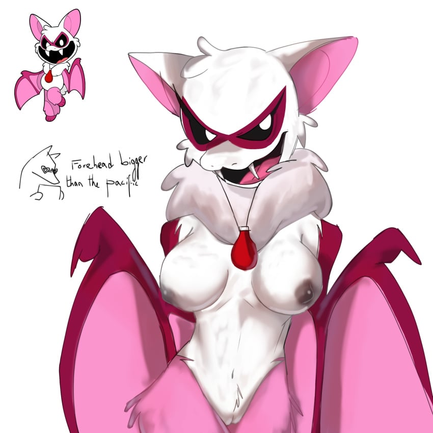 anthro anthro_only bat breasts diantha_tha_dog female female_focus female_only naked naked_female nipples no_humans nude poppy_playtime poppy_playtime_(chapter_4) rabie_baby_(poppy_playtime) valkov_(artist)