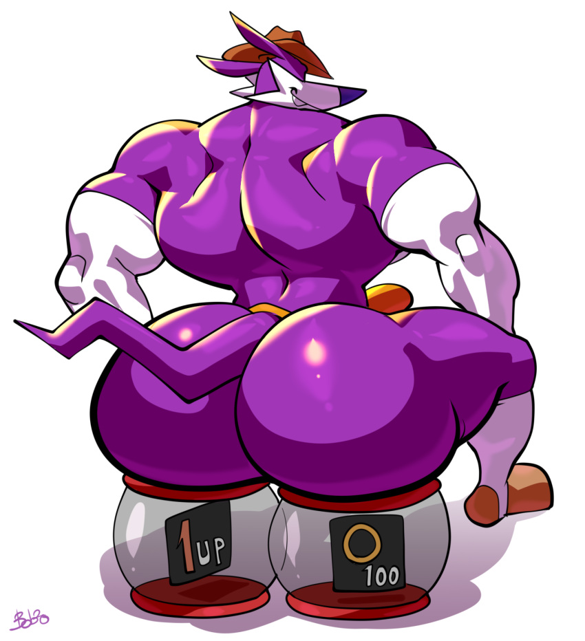 1boy anthro armwear ass back backside big_ass big_butt big_muscles bobthetanuki bulge extrasizedbob fang_the_sniper fat_ass fat_butt furry furry_only gay hat legwear male male_only muscle muscles muscular muscular_arms muscular_back muscular_legs muscular_male no_humans sega sleeves sonic_(series) sonic_the_hedgehog_(series) stockings tail thick_ass thong