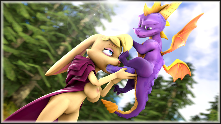 16:9 2020 3d_(artwork) activision anthro anthro_on_feral anthro_penetrated bianca_(spyro) breasts canid canine dragon duo equid equine erection fellatio female feral feral_penetrating feral_penetrating_anthro genitals hi_res lewdyroom male mammal nude open_mouth oral oral_penetration penetration penile penis penis_in_mouth photoshop pussy sex source_filmmaker spyro spyro_the_dragon straight video_games widescreen wings