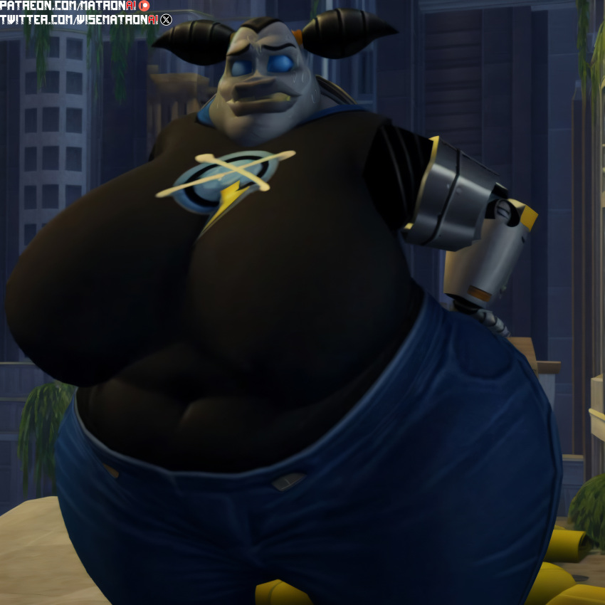 1girls 4k ai_generated bbw belly big_belly big_breasts breasts curvy curvy_female curvy_figure fat female female_only helga_(ratchet_and_clank) highres huge_thighs large_ass large_breasts machine massive_thighs matronai_(artist) obese obese_female overweight overweight_female patreon patreon_username pinup ratchet_and_clank robot solo solo_female solo_focus sony_interactive_entertainment ssbbw stable_diffusion thick thick_ass thick_hips thick_thighs twitter_username video_games voluptuous wide_hips