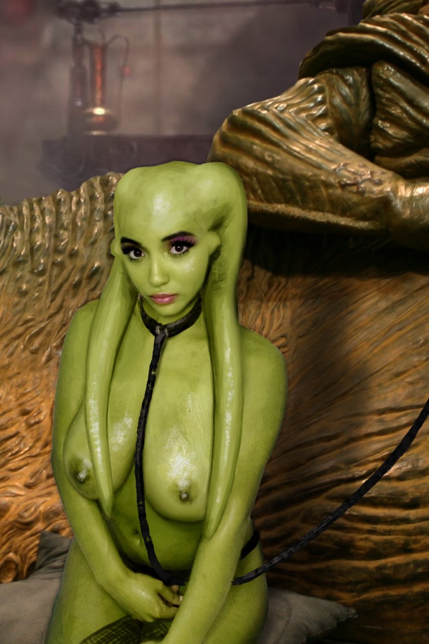 hutt jabba_the_hutt oola sex_slave slave slavegirl star_wars twi'lek