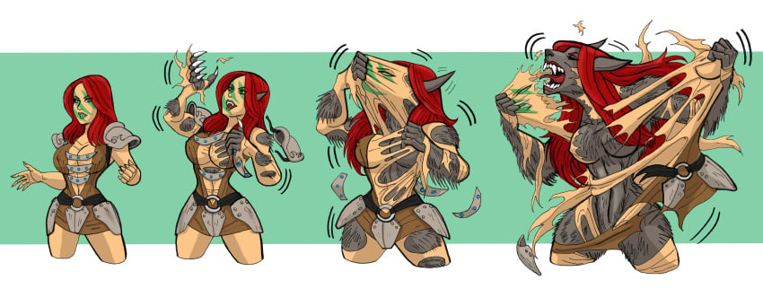 aela_the_huntress anthro bethesda_softworks corruption female furry huge_ass huge_breasts human_to_anthro johnnyharadrim nipples skin_split skyrim species_transformation the_elder_scrolls thick_thighs transformation transformation_sequence wide_hips