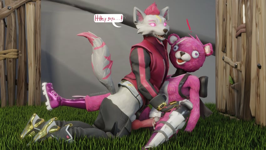 1boy 1girls 3d caught caught_in_the_act cuddle_team_leader cum cum_in_pussy cum_inside drift_(fortnite) fortnite fur furry male s1nnerfox sinnerfox surprised tagme