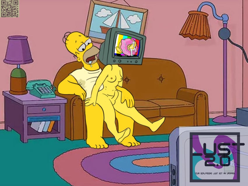 20th_century_fox futanari homer_simpson lust_2.0 robot robot_girl the_simpsons